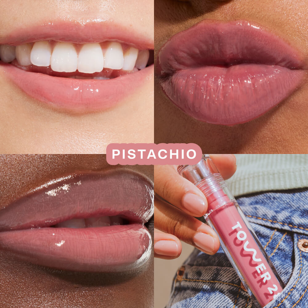 Shade: Oneliner in Check Me Out + ShineOn Lip Jelly in Pistachio [Shown is the Nude Pink Duo]