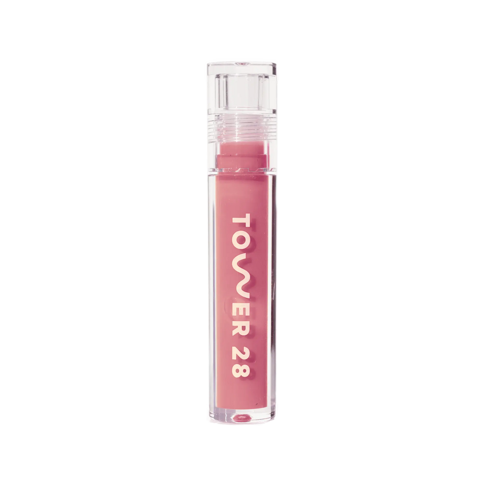 The Tower 28 Beauty ShineOn Lip Jelly in the shade Pistachio