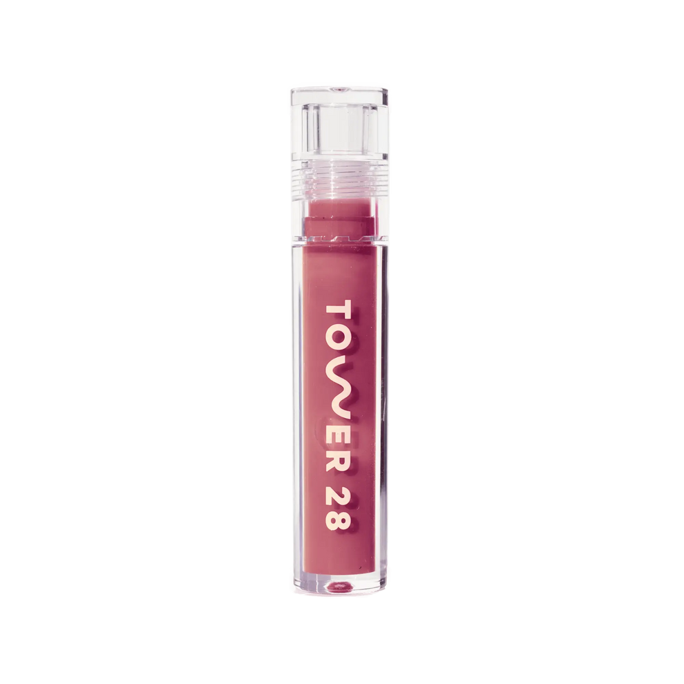 The Tower 28 Beauty ShineOn Lip Jelly in the shade Sesame